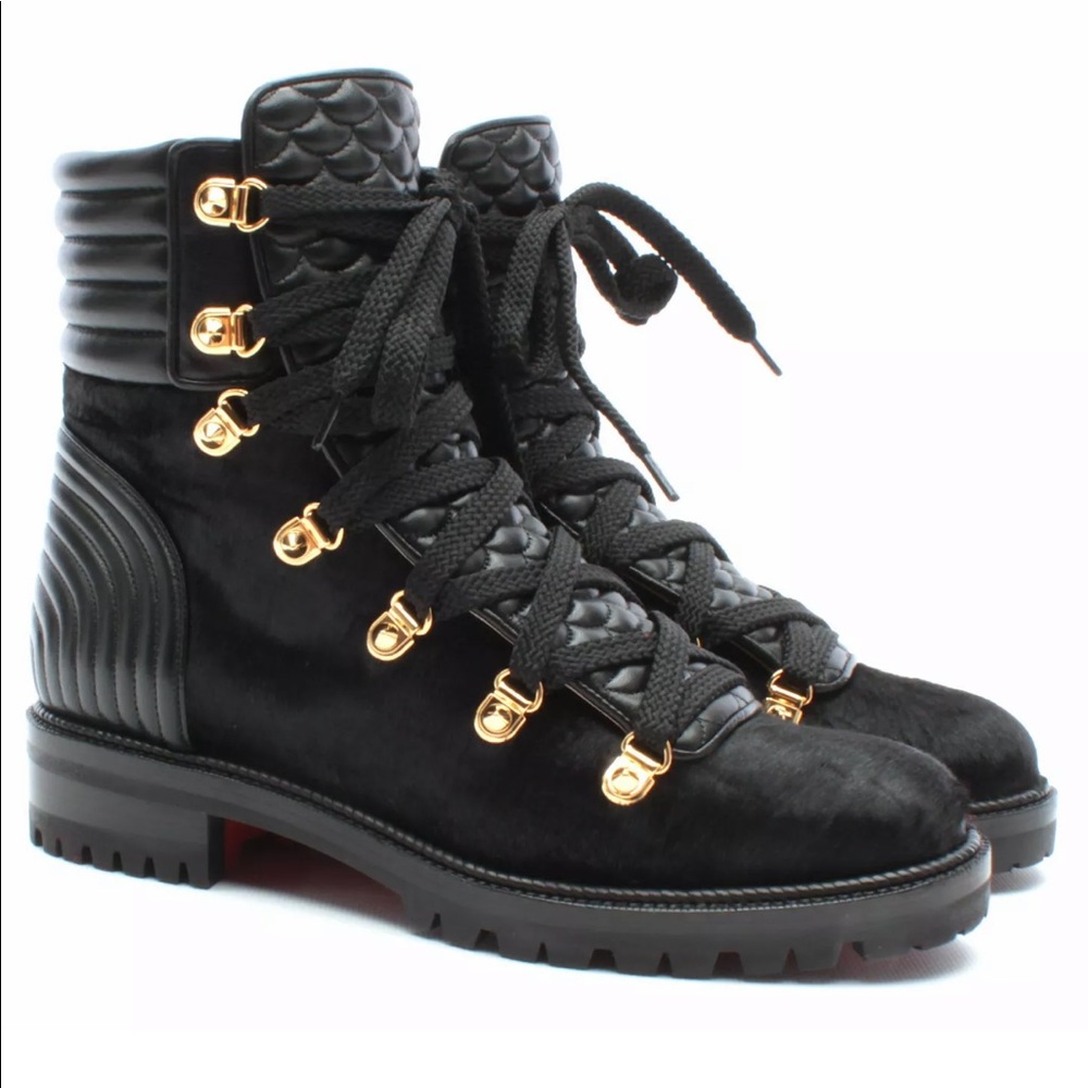 Christian Louboutin Hiking Combat Boots Sz 9 New!